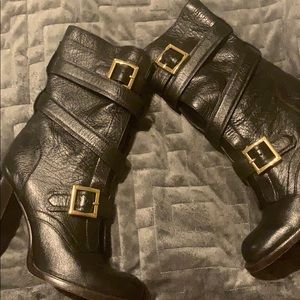 Black boots Tory Burch